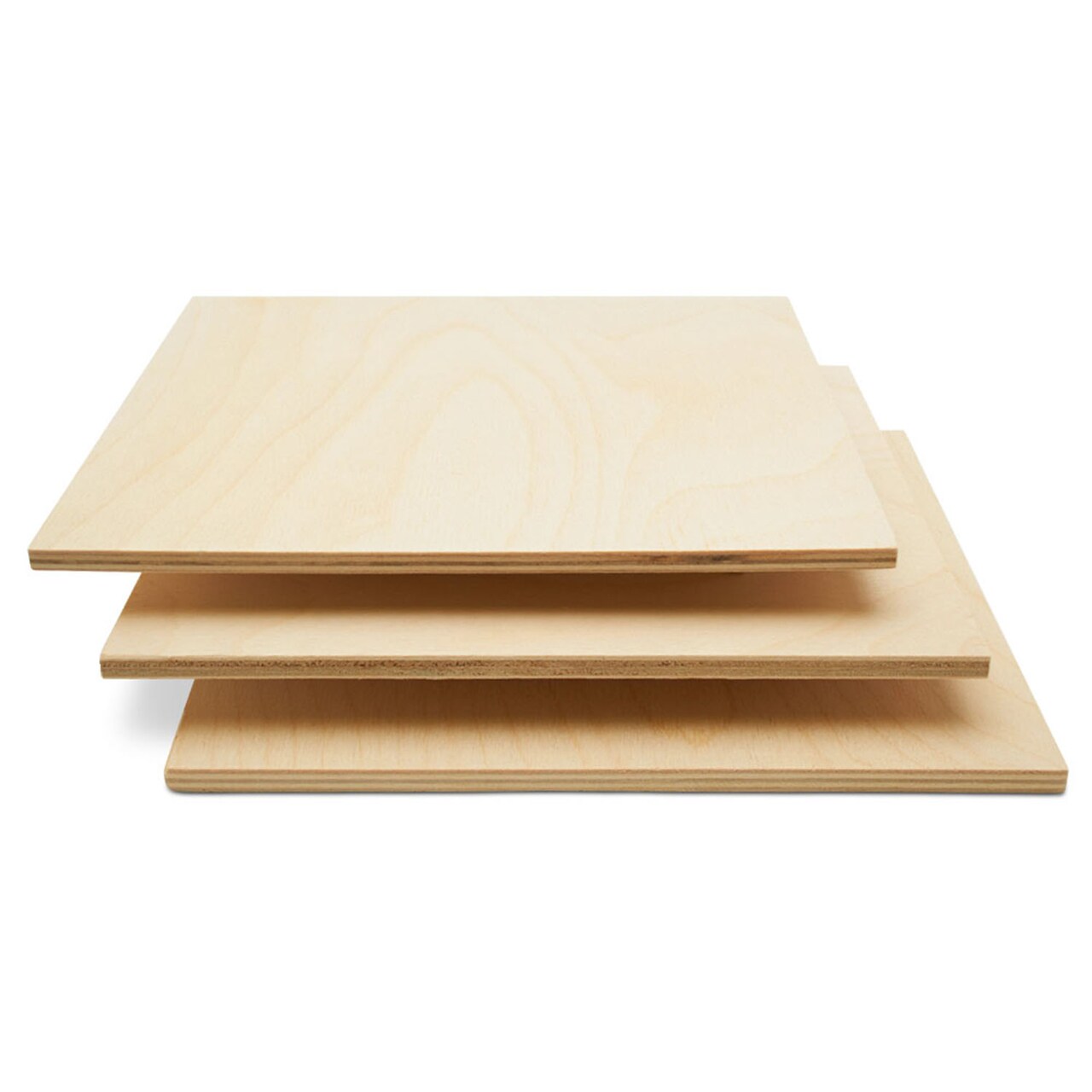 Baltic Birch Plywood, 8 x 8 Inch, B/BB Grade Sheets, 1/4 or 1/8 Inch Thick| Woodpeckers